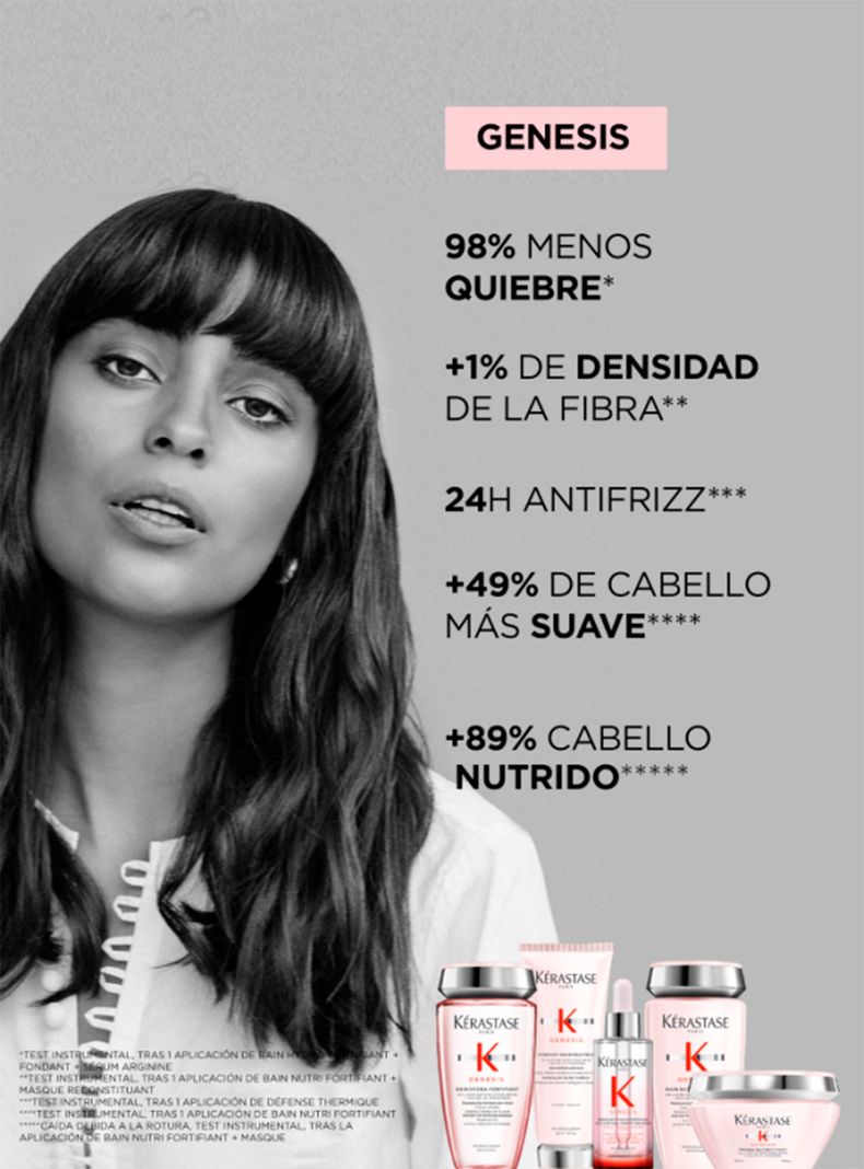Set Anti-Caída Genesis Shampoo Bain Hydra Fortifiant 250ml + Aceite LHuile Originale Elixir Ultime 50ml Kérastase-4