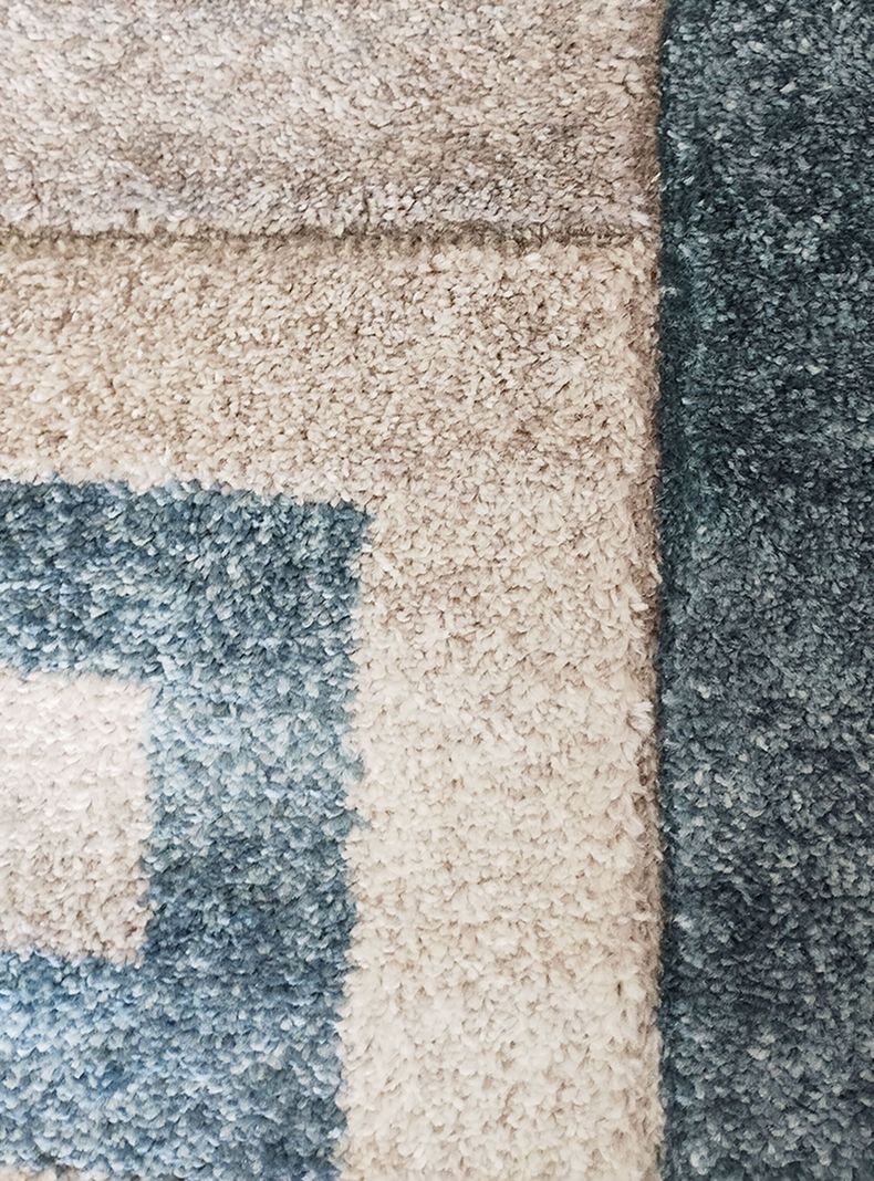 Alfombra Carved Evolution 150x200 cm Blue-1
