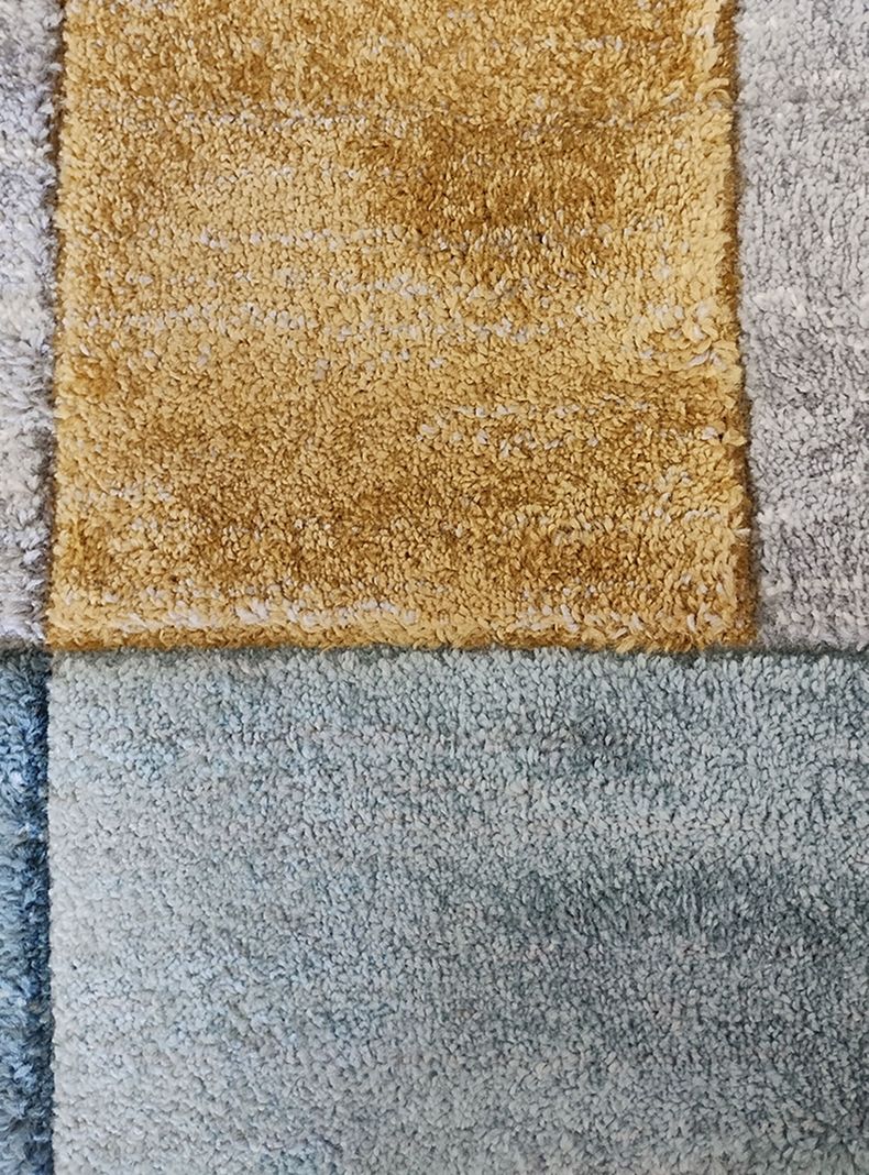 Alfombra Carved Evolution 150x200 cm Celeste-1