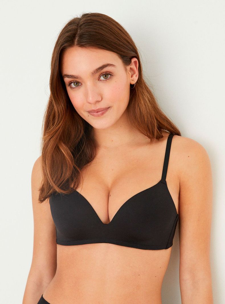 Sostén Unique Triangular Push Up Microfibra-0