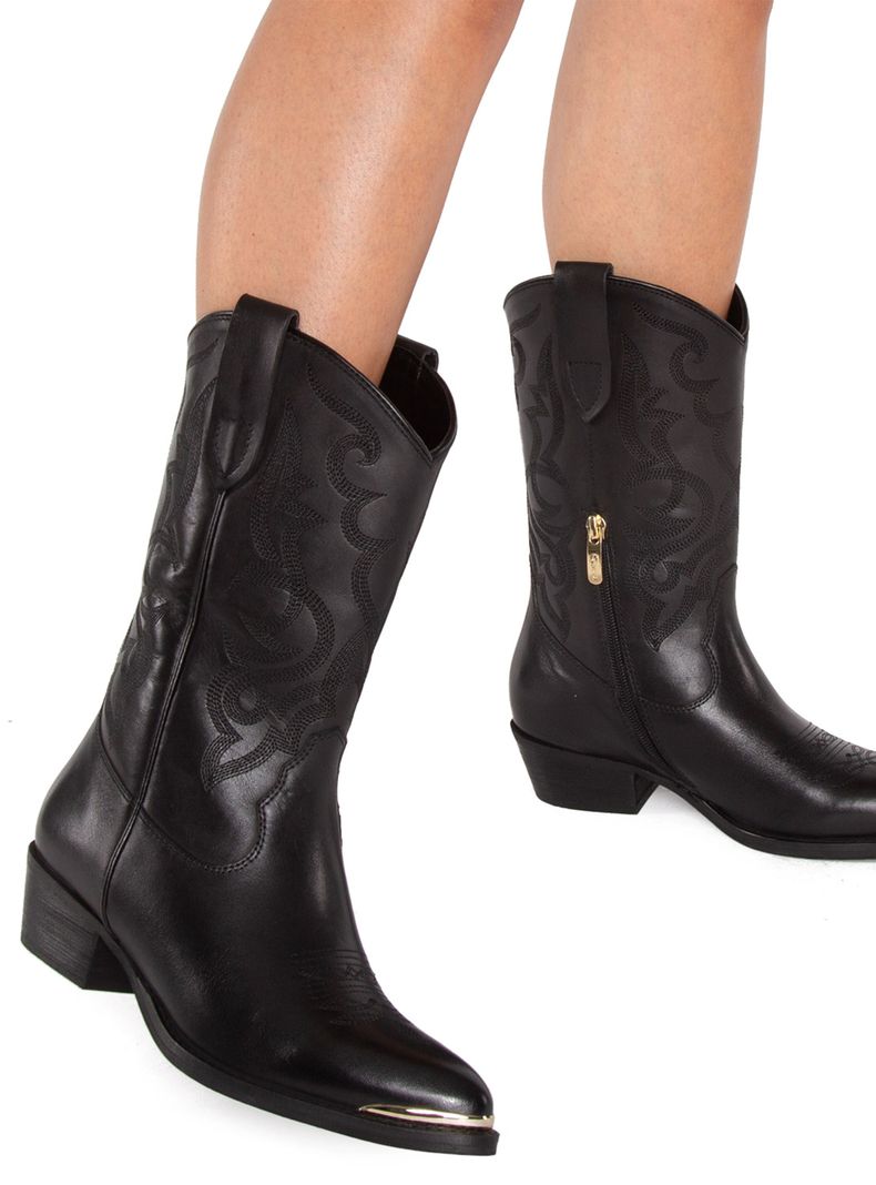 Bota Cuero Ashley659851 Mujer-0