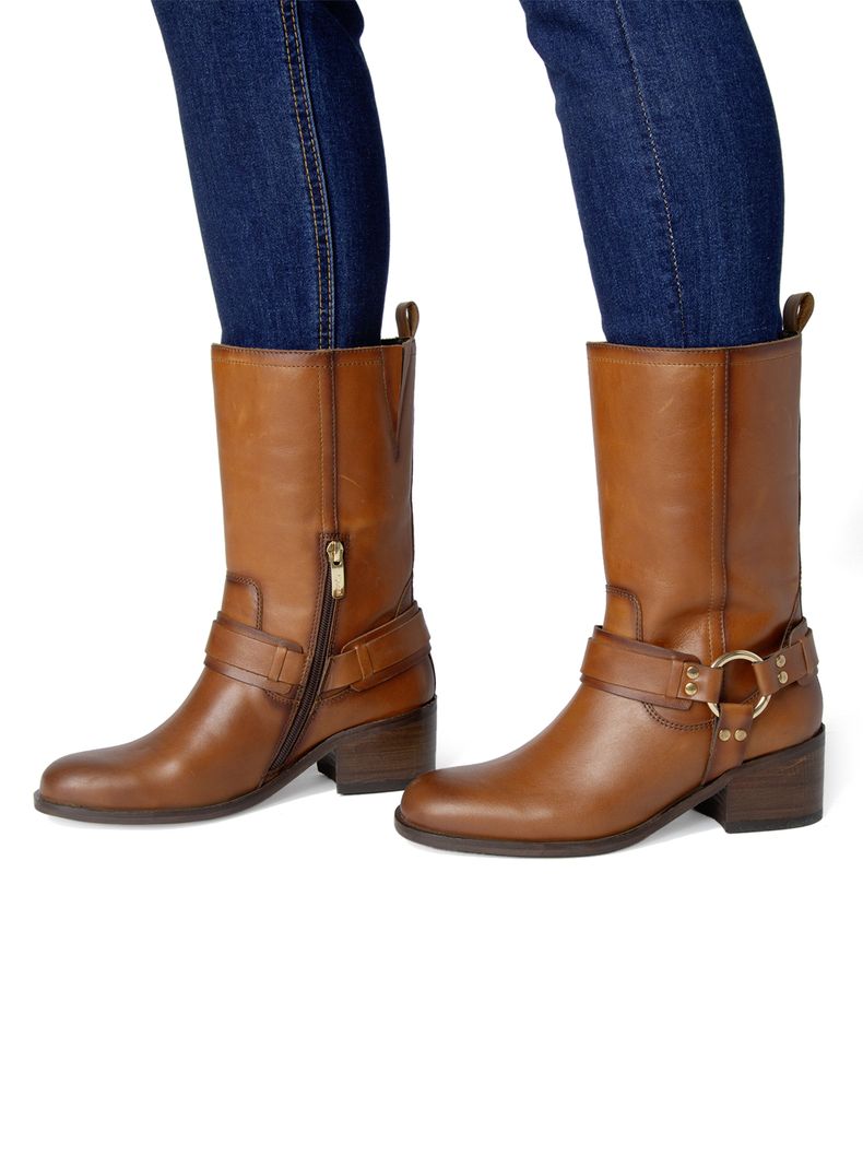Bota Cuero Guilian 660008 Mujer-0