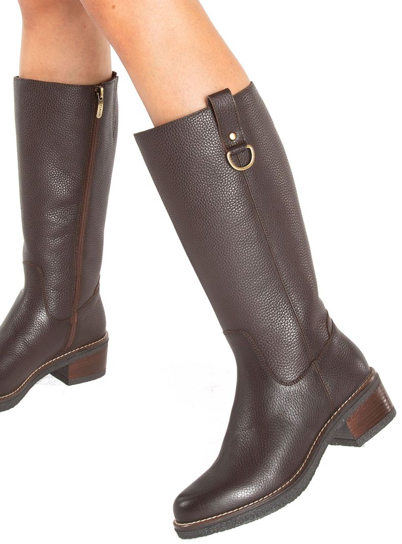 Bota Cuero Mika 660004 Mujer-0