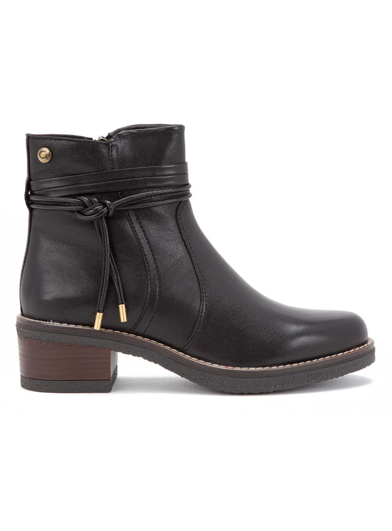 Botín Cuero Mika 660007 Mujer-1