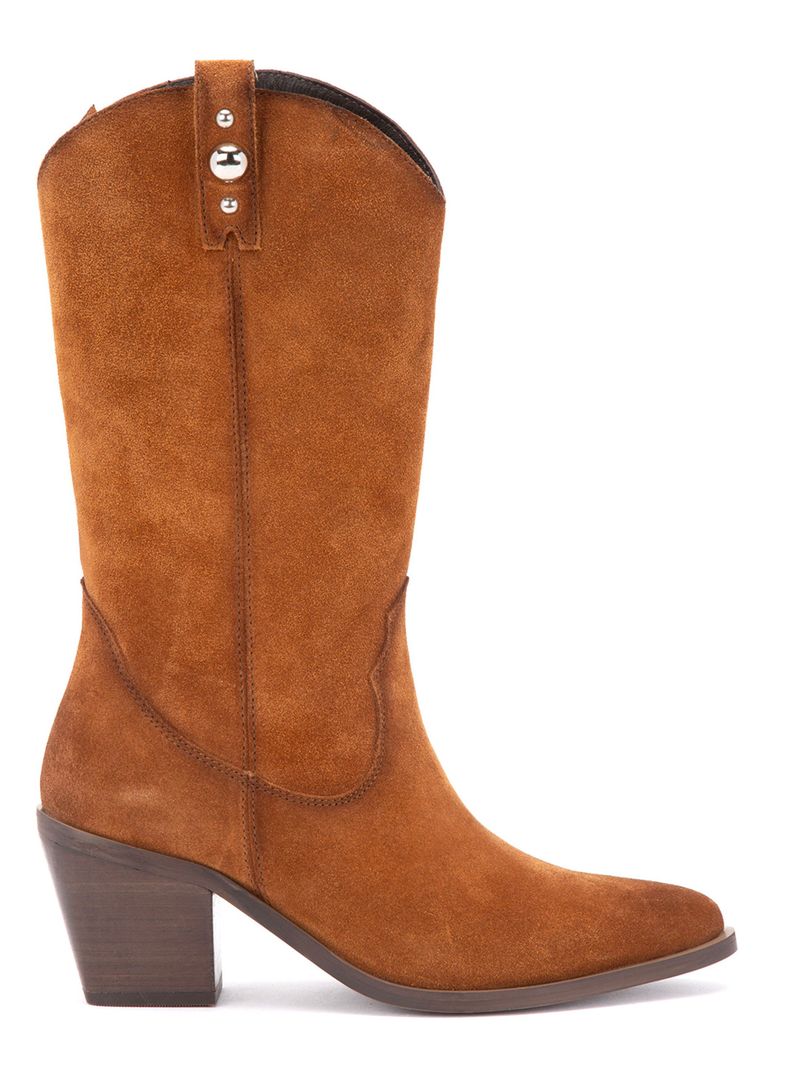 Bota Cuero Rain 660148 Wester  Mujer-1