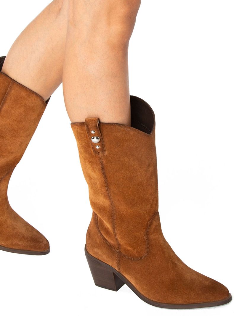Bota Cuero Rain 660148 Wester  Mujer-0