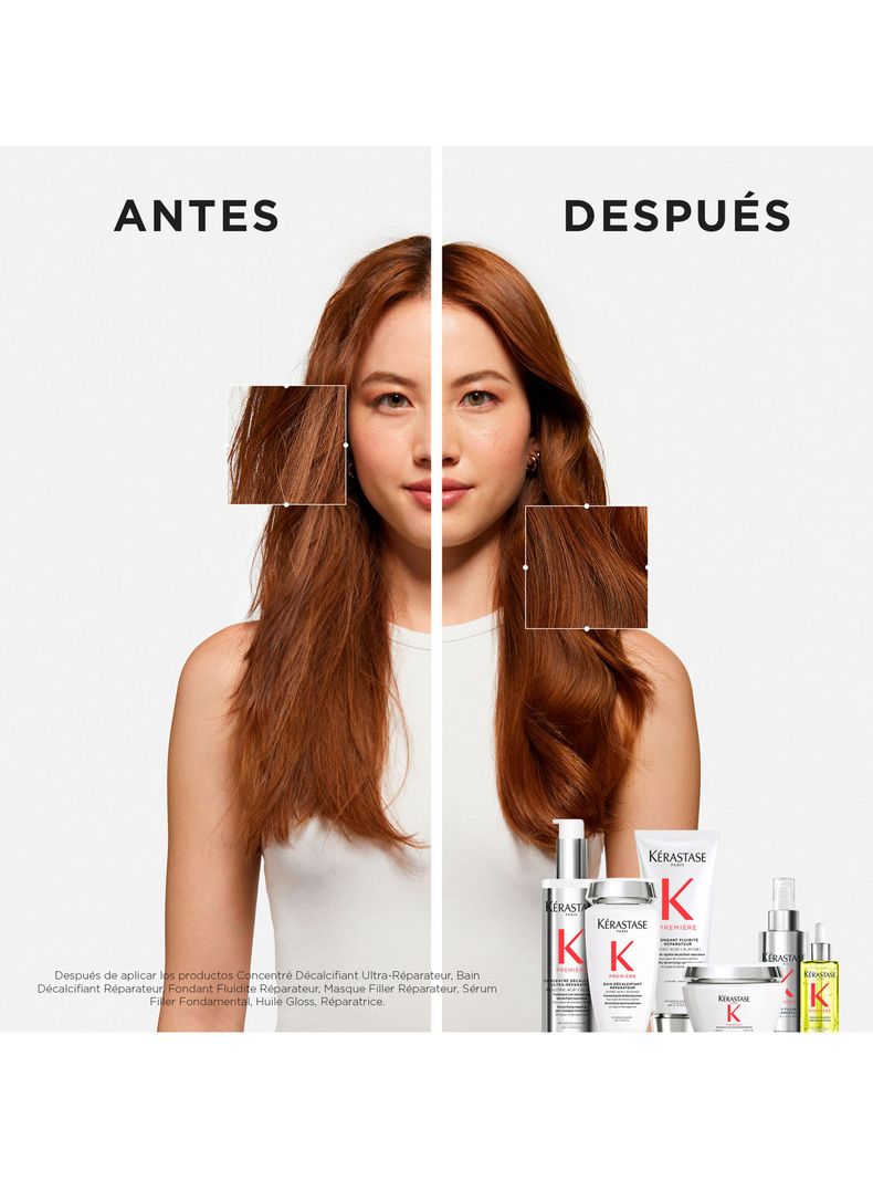 Shampoo Reparación Cabello Dañado Première Bain Décalcifiant Réparateur 500ml Kérastase-3
