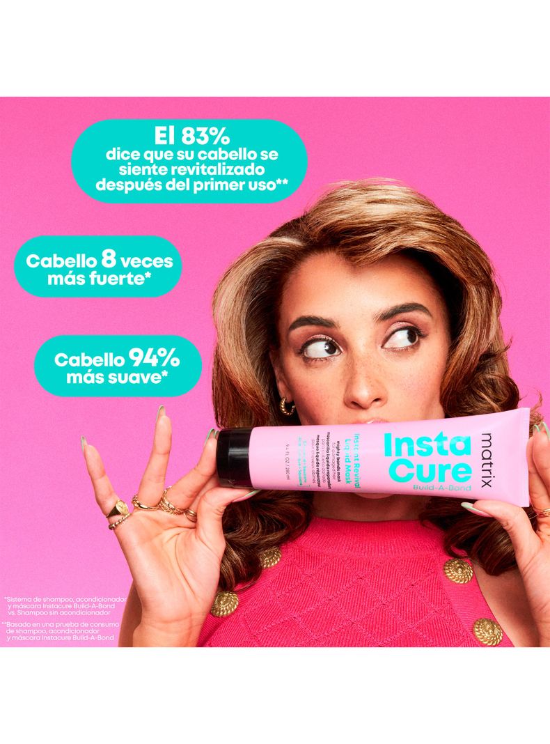 Máscara Reparación Cabello Dañado Instacure Build a Bond 250ml Matrix-3