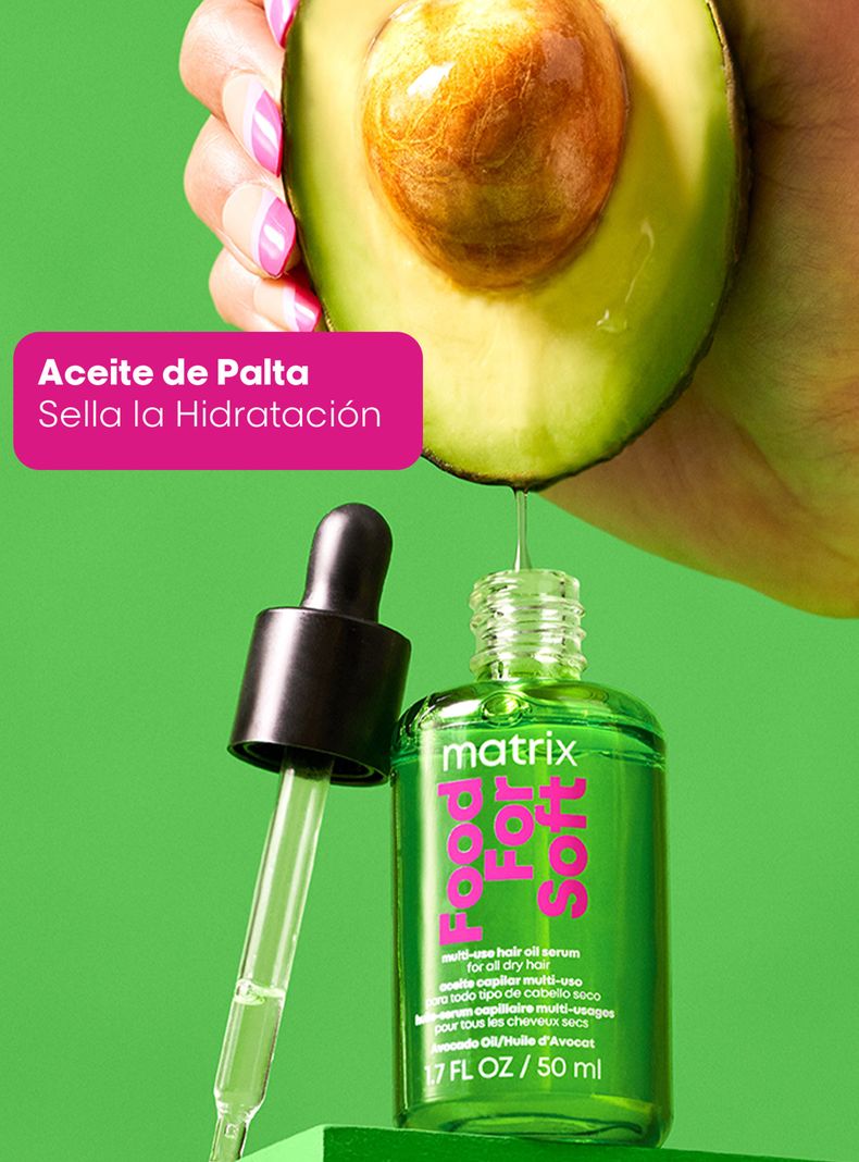 Set Shampoo Reparación Cabello Dañado Instacure Build a Bond 300 ml + Aceite hidratante Food For Soft 50 ml Matrix-2