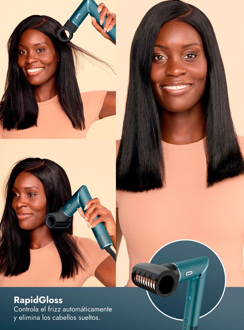 Secador de Pelo Multistyler FlexStyle 5 en 1 Verde Azulado-7