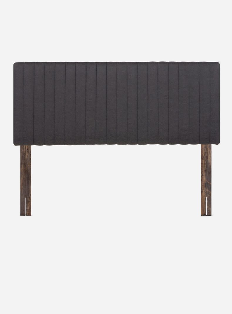 Cama Europea Ergo T New 2 Plazas + Respaldo Lucio Grafito-2
