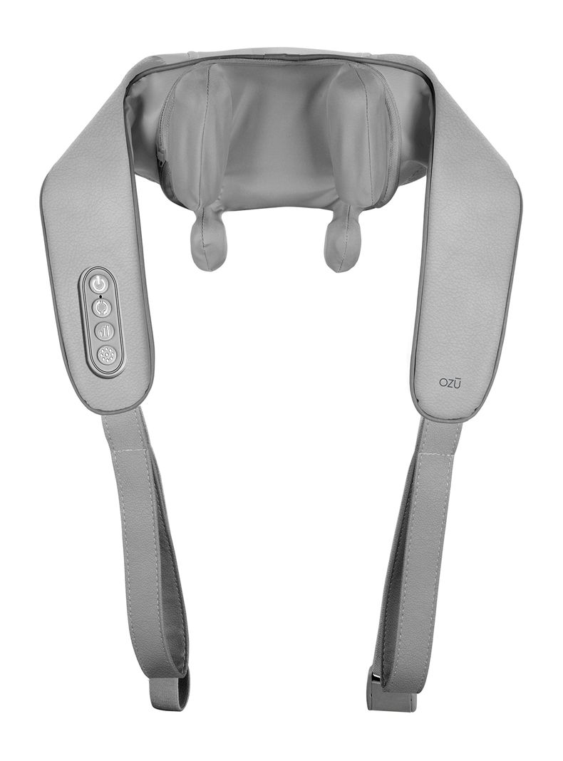 Masajeador de Cuello y Hombros Shiatsu con Simulador de Manos Gris-0