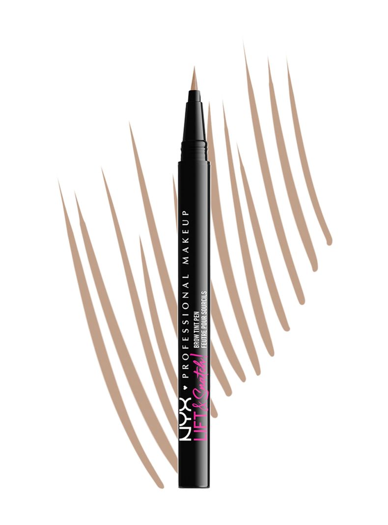 Lápiz Nyx Professional Makeup Cejas Lift N Snatch Brow Tint Pen Blonde-3