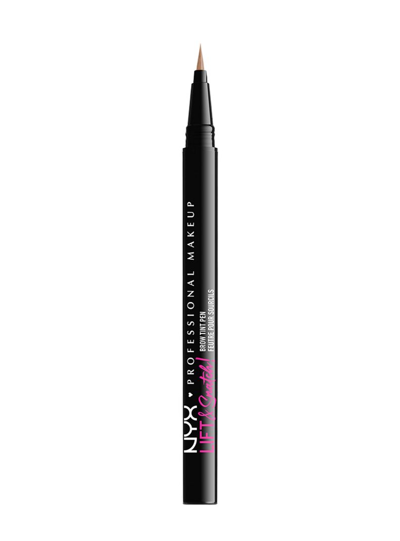 Lápiz Nyx Professional Makeup Cejas Lift N Snatch Brow Tint Pen Taupe-0