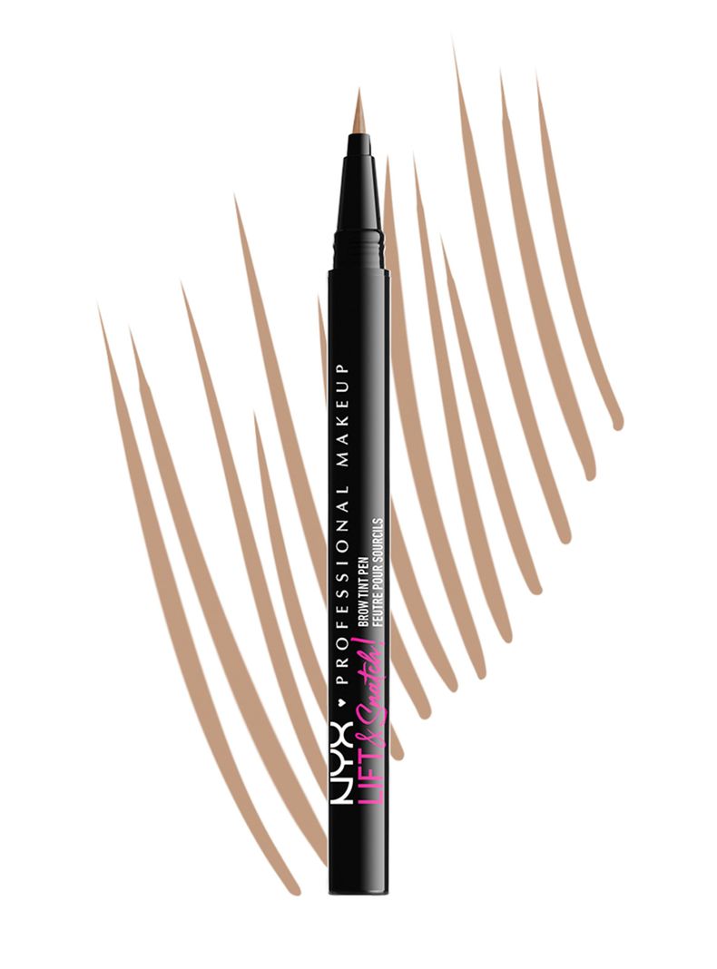 Lápiz Nyx Professional Makeup Cejas Lift N Snatch Brow Tint Pen Taupe-3