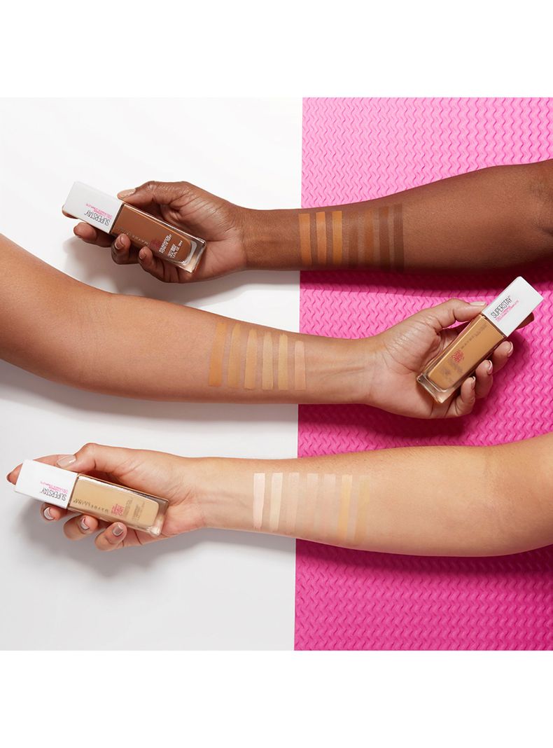Base Maybelline Maquillaje Super Stay 24 Hrs 330 Toffee-4