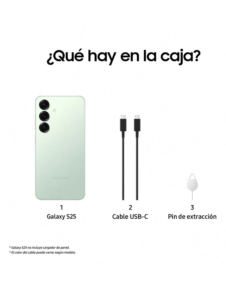 Smartphone Galaxy S25 128GB 6.2" Mint Liberado-4