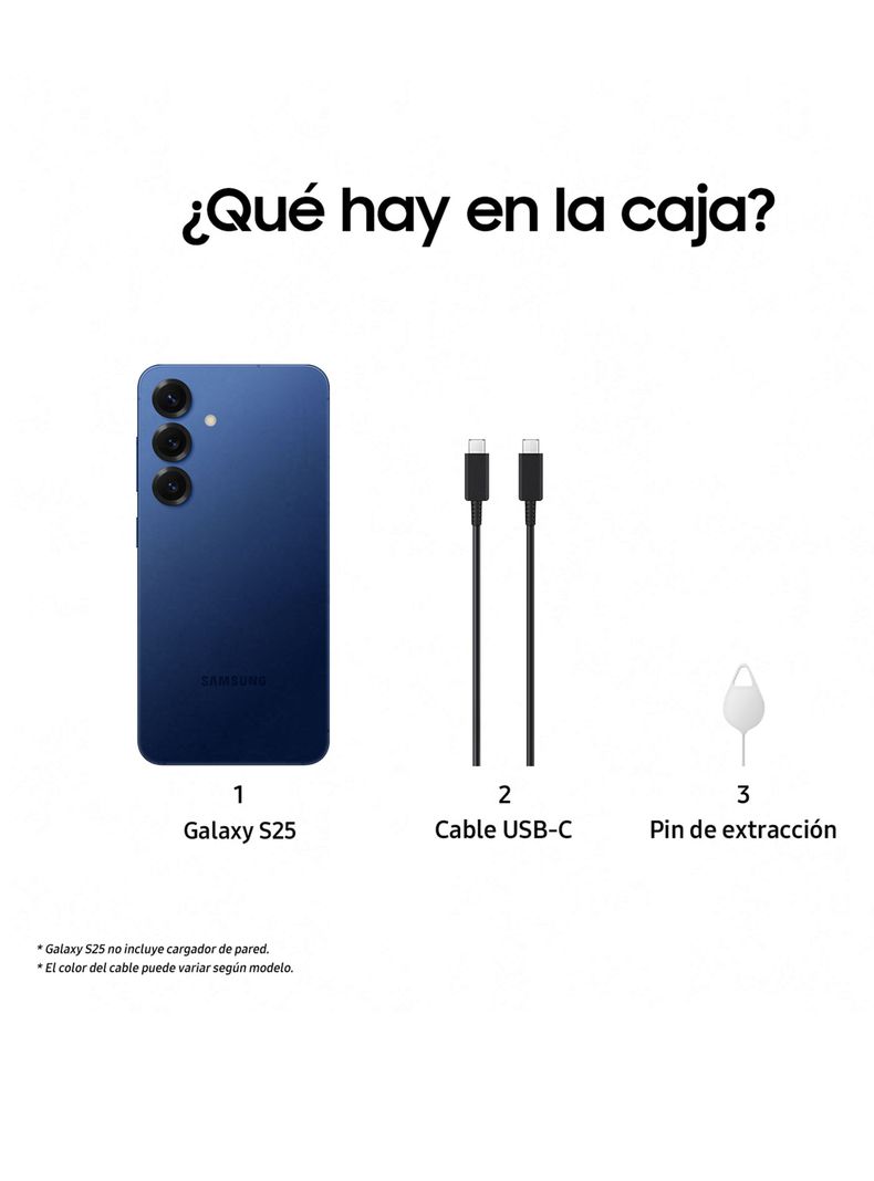 Smartphone Galaxy S25 256GB 6.2" Navy Liberado-4