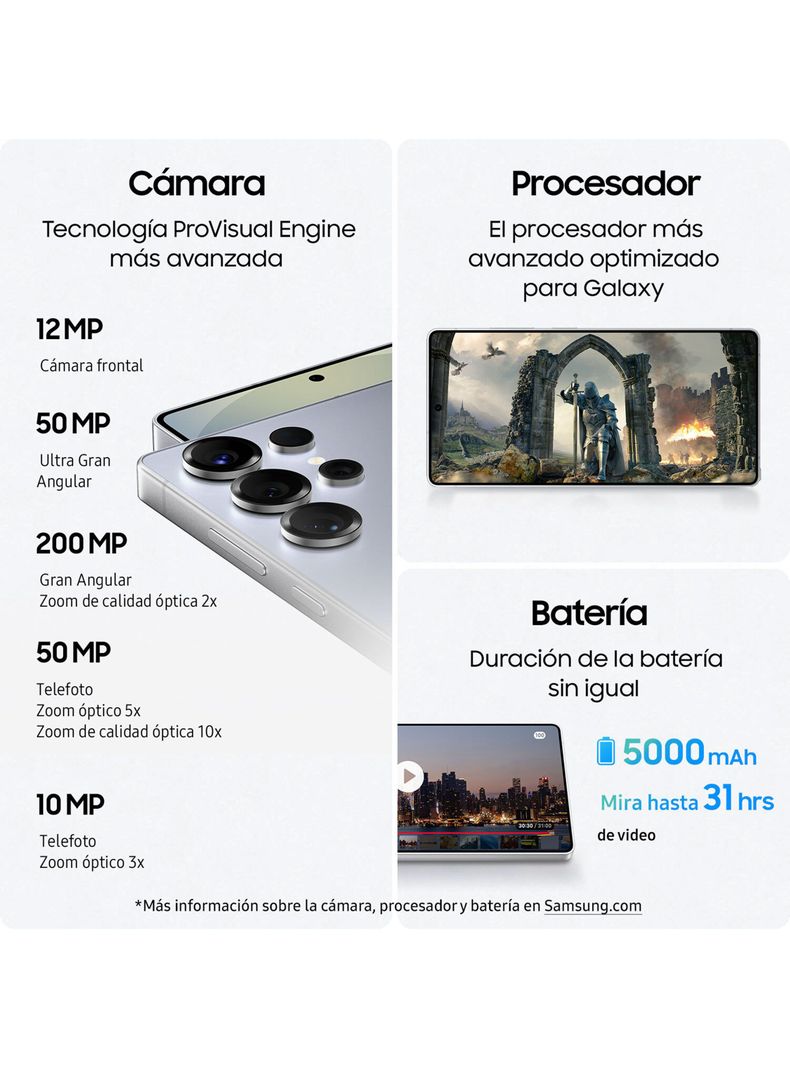 Smartphone Galaxy S25 Ultra 512GB 6.9" Titanium Gray Liberado-3