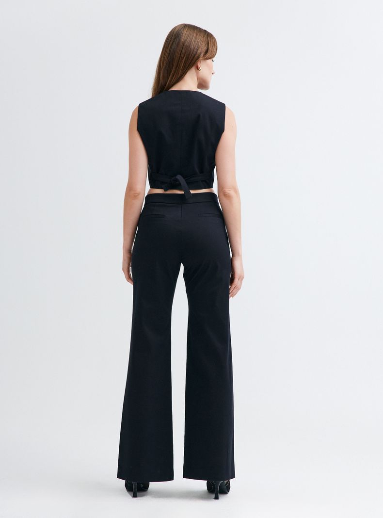 Blazer Gillet de Gabardina-5