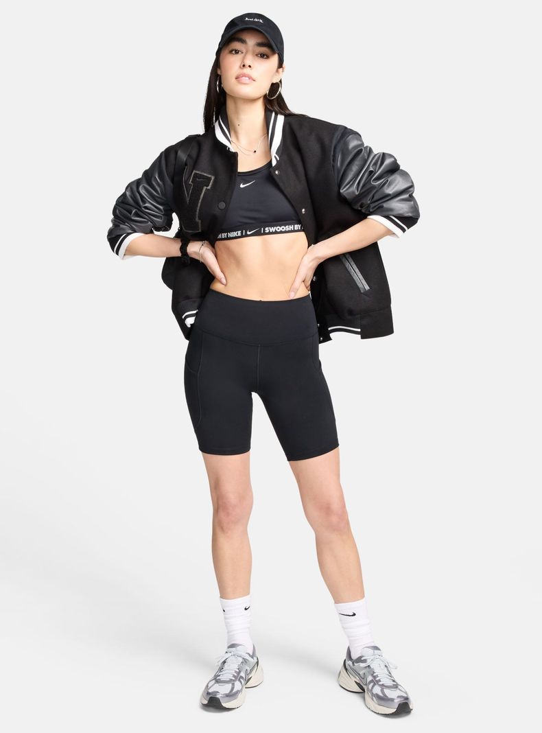 Calza Corta One Dri Fit Tiro Alto con Bolsillo-3