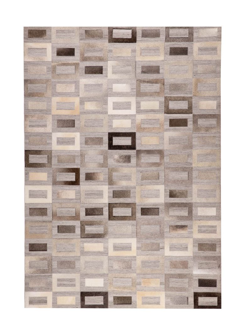 Alombra Leather 140x200 cm Sil-0