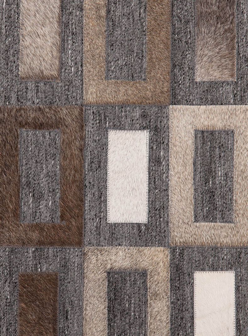 Alombra Leather 160x230 cm Gre-1