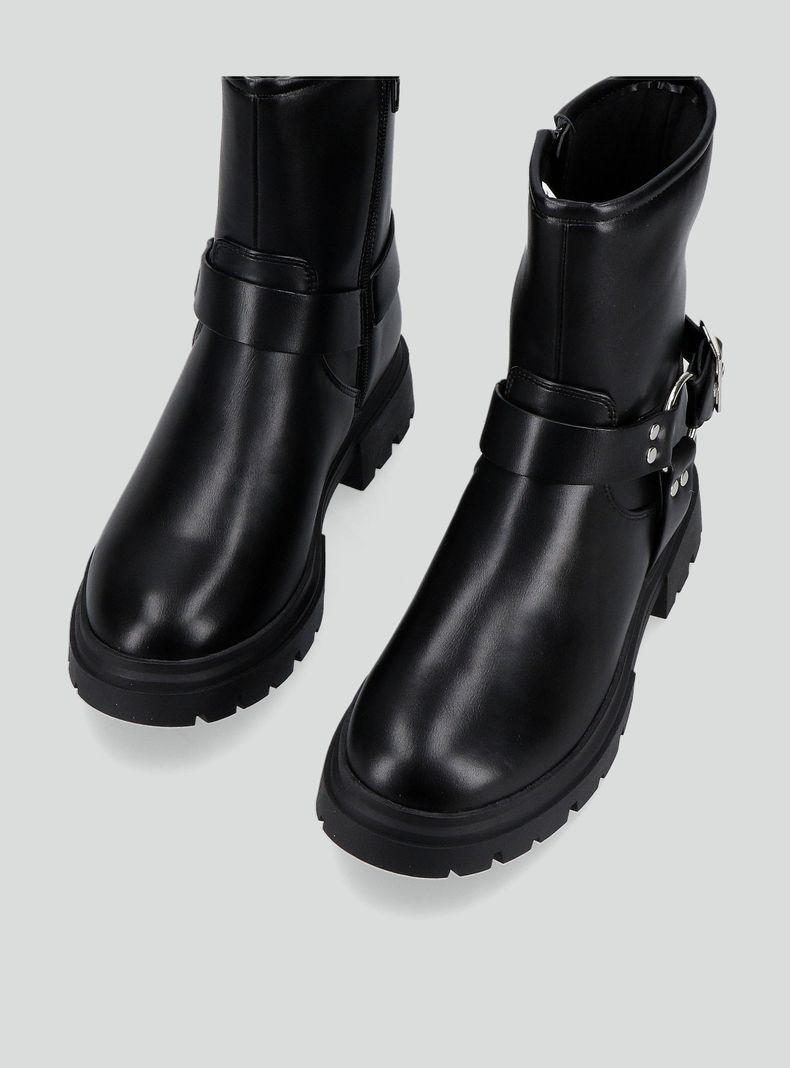 Botín Biker Boot con Hebilla Niña-2