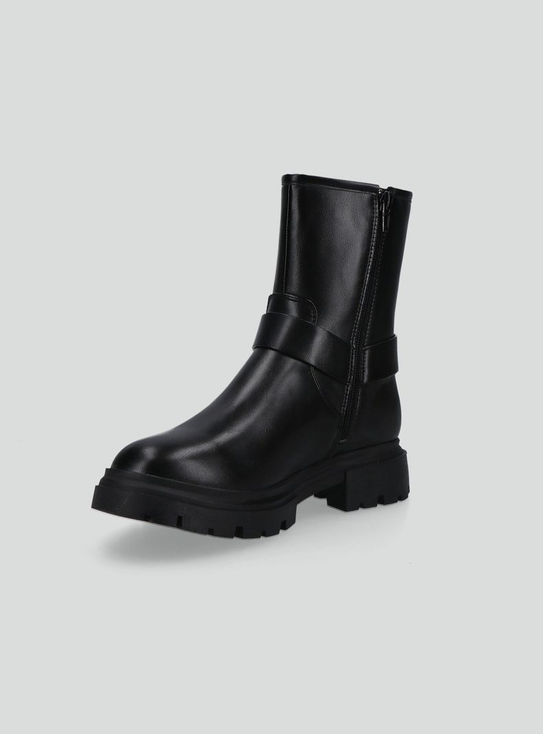 Botín Biker Boot con Hebilla Niña-1