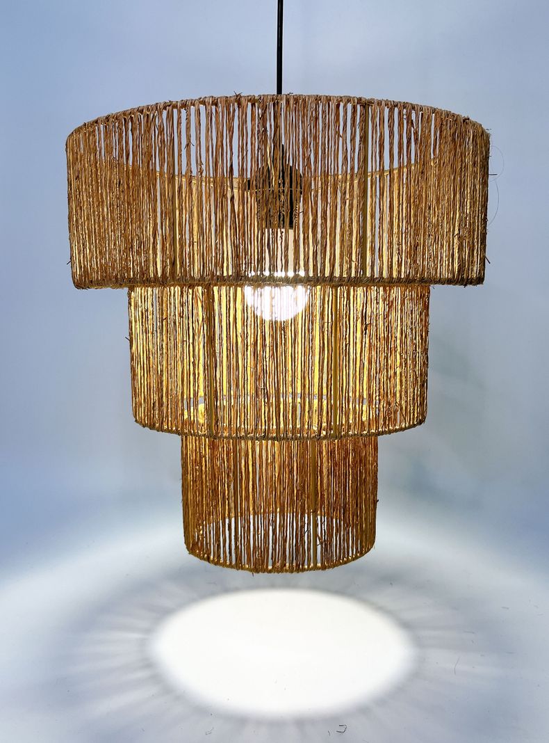 Lámpara Colgar 3P Yute 40 cm-4