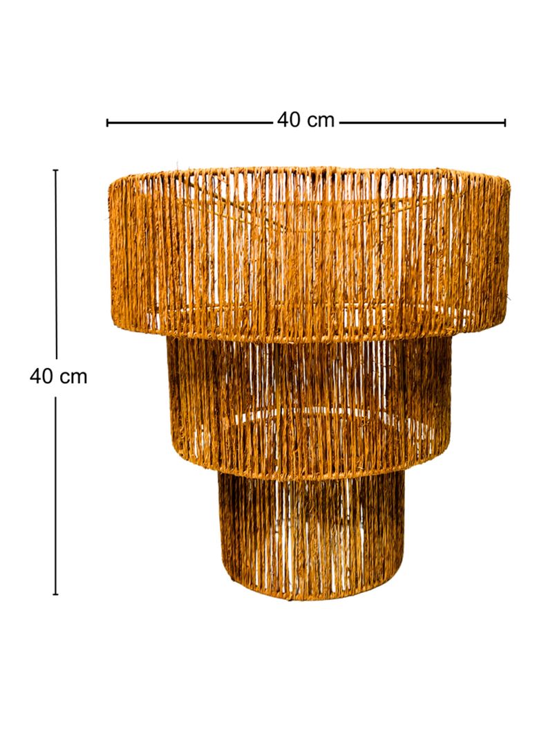 Lámpara Colgar 3P Yute 40 cm-1