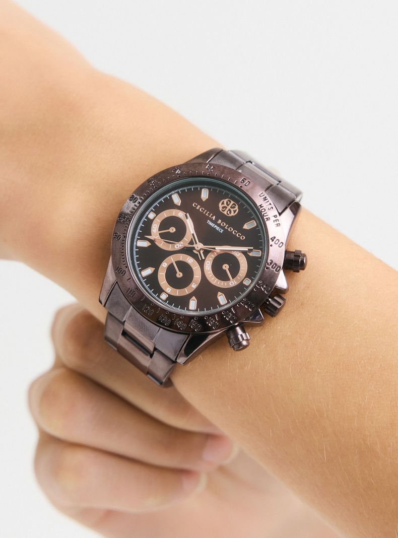 Reloj Análogo CB Metal Mujer-1