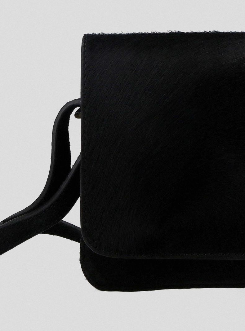 Cartera Crossbody Flap Textura Piel C del Pilar-6