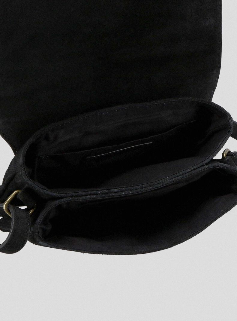Cartera Crossbody Flap Textura Piel C del Pilar-5