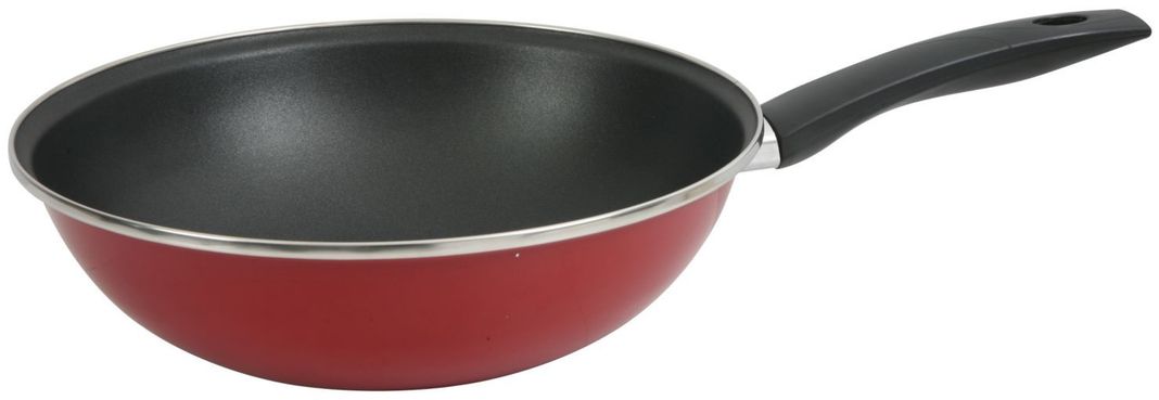 Wok Magefesa 30 cm Rojo Coral-1