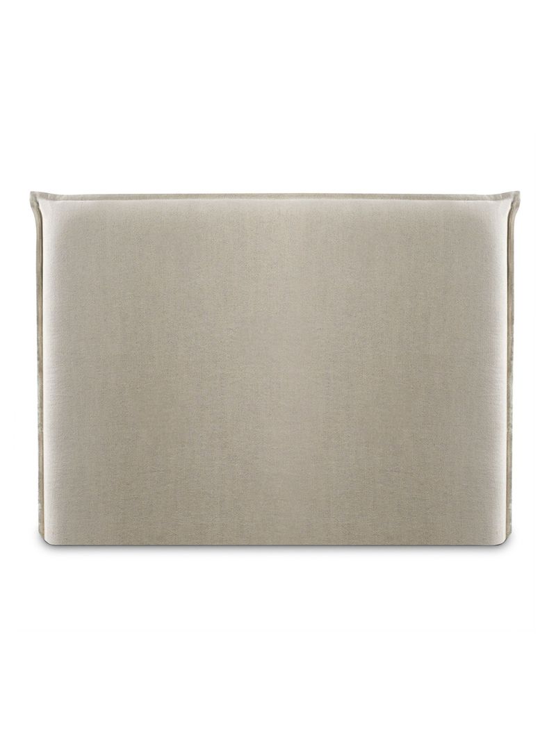 Respaldo Súper King Pestaña Lino Beige