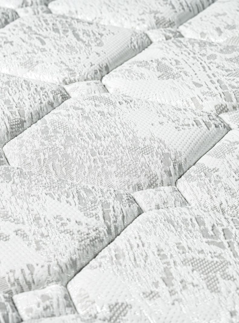 Cama Europea 1.5 Plazas Calm + Respaldo Wall Marengo-4