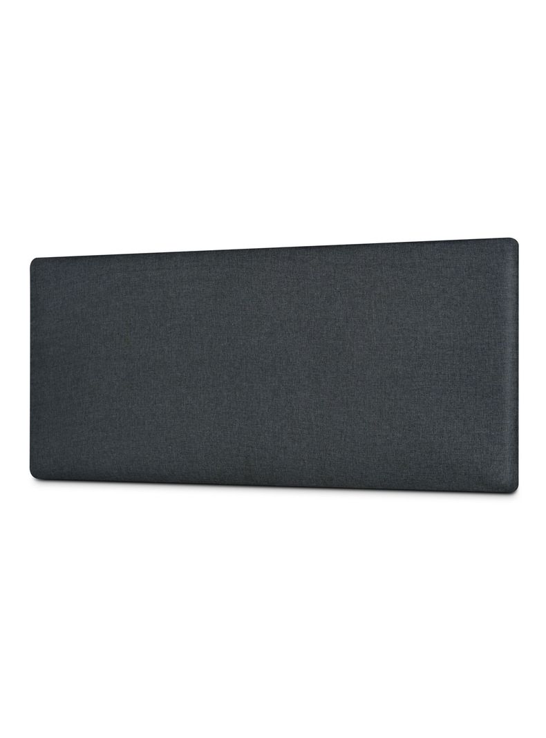 Cama Europea 2 Plazas Euro Calm + Respaldo Wall Marengo-3