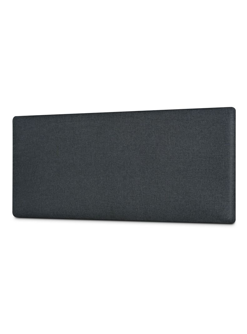 Cama Europea 2 Plazas Silence + Respaldo Wall Marengo-3