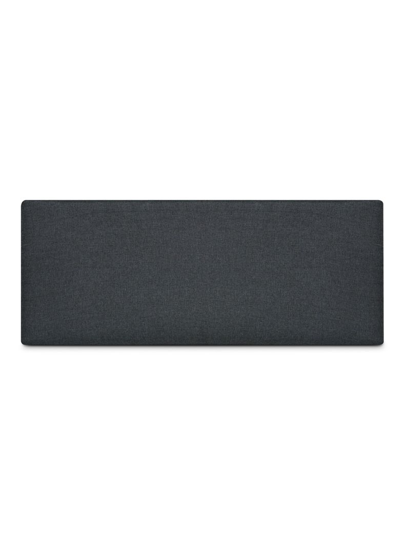 Cama Europea 2 Plazas Hybrid Visco + Respaldo Wall Marengo-2