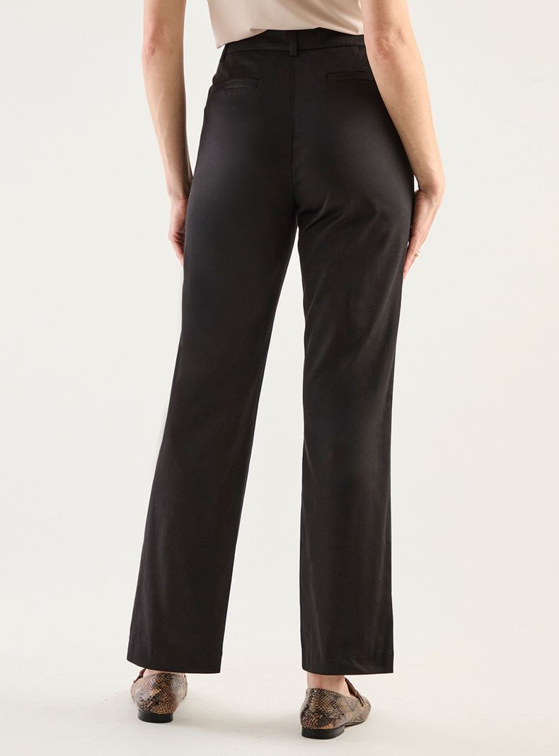 Pantalón Liso Regular Fit con Cierre-1