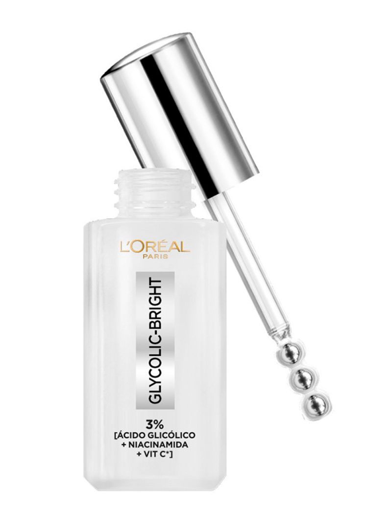 L’Oréal Paris Sérum de Ojos Glycolic Bright [3% Ácido Glicólico + Vitamina CG + Niacinamida] 20g-2