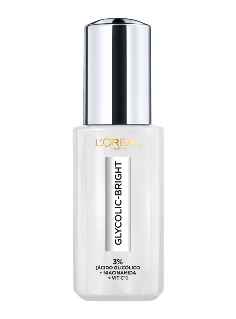 L’Oréal Paris Sérum de Ojos Glycolic Bright [3% Ácido Glicólico + Vitamina CG + Niacinamida] 20g-0