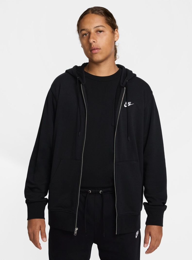 Polerón Cierre Completo con Gorro French Terry Club Hoodie-0