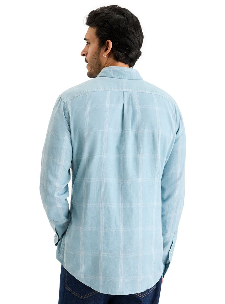 Camisa Manga Larga Slim Fit Casual-1