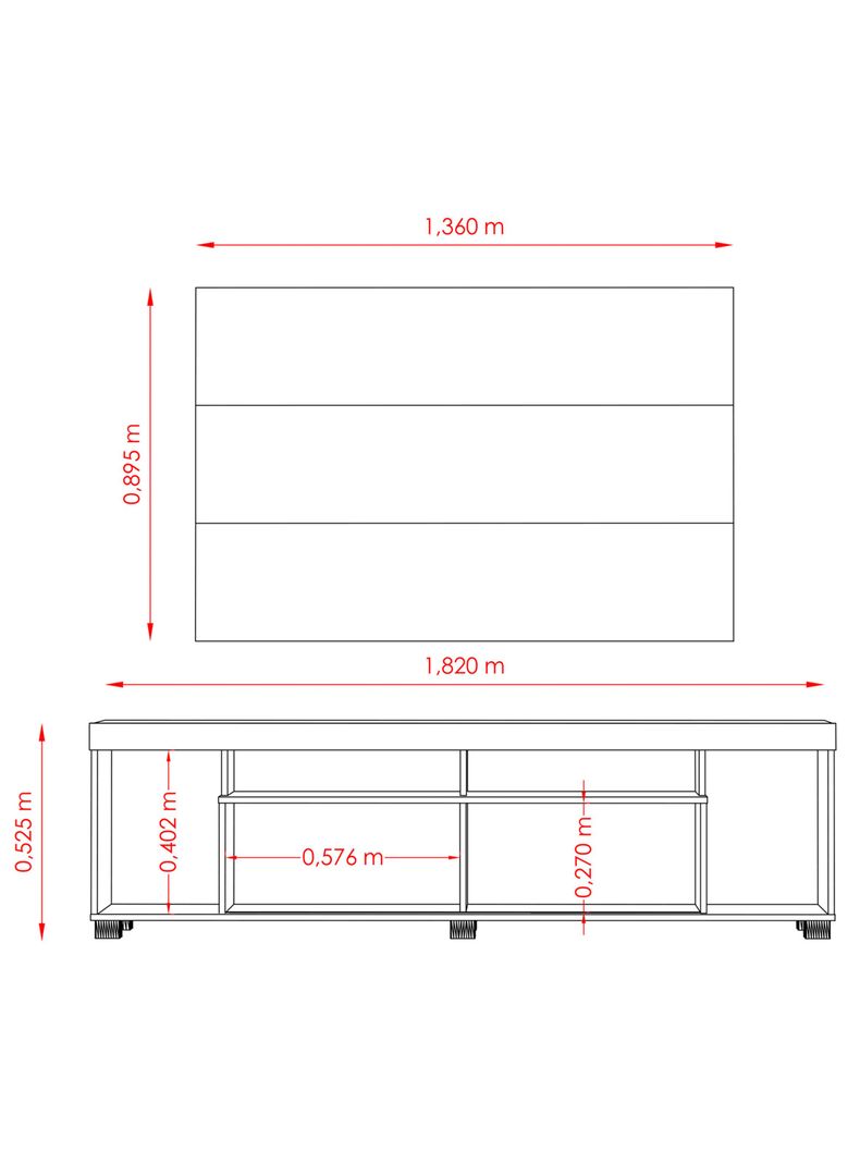 Rack TV 55" Tomaz-4