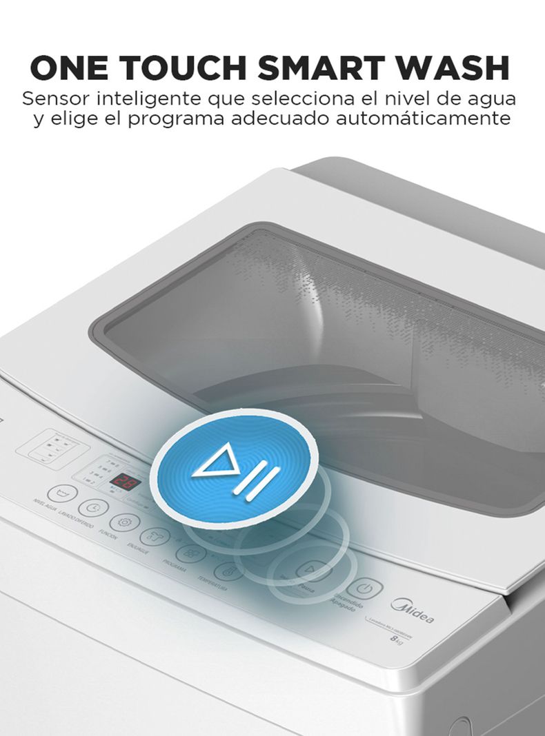 Lavadora Superior 8 Kilos MLS-08BE04N-3