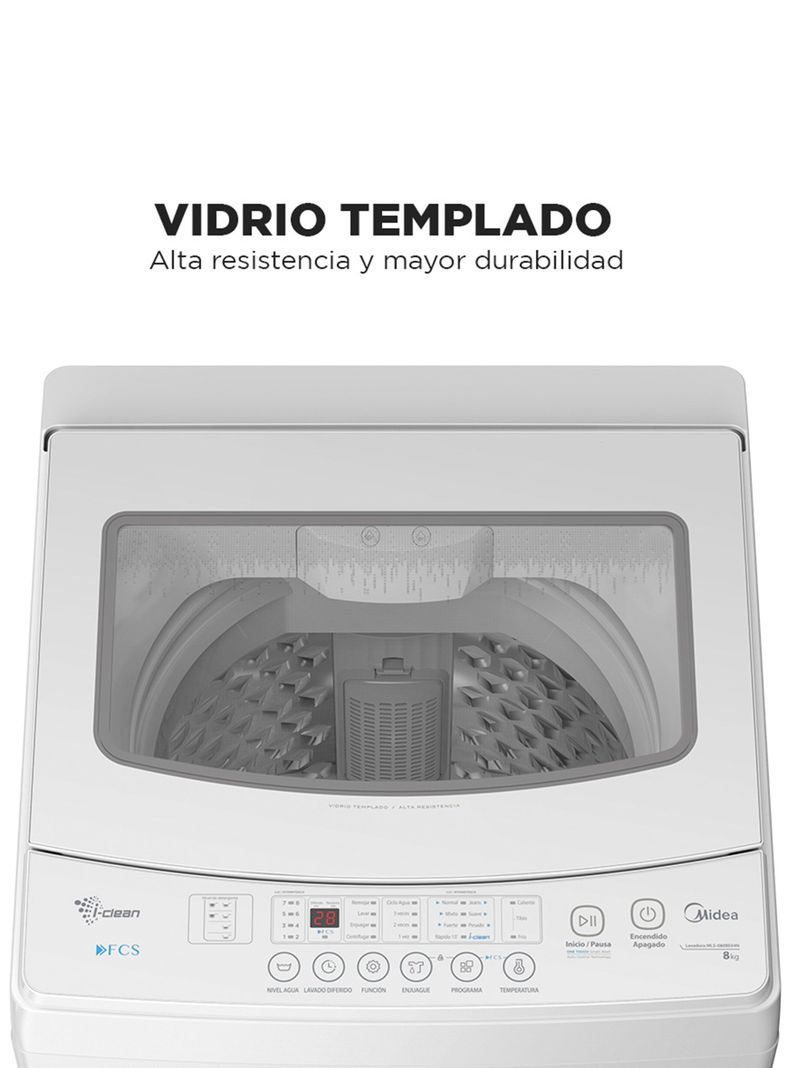 Lavadora Superior 8 Kilos MLS-08BE04N-8