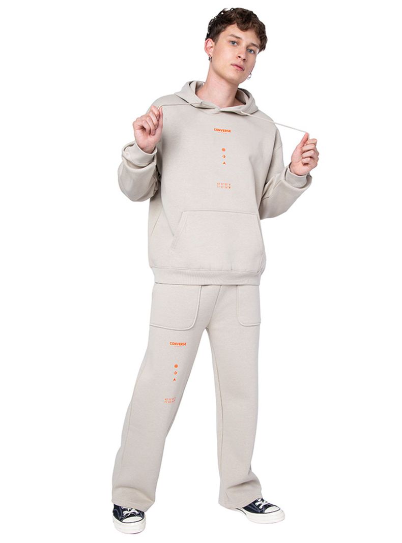 Polerón Hoo Wordmark Loose Fit Graphic-3