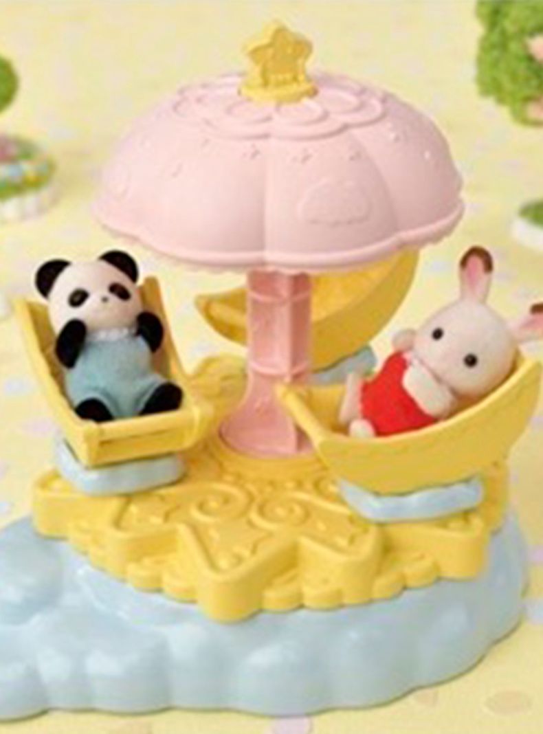 Set Sylvanian Families Carrusel de Las Estrellas-3